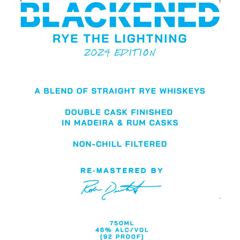 Blackened Rye The Lightning 2024 Edition - Goro&