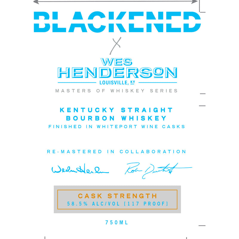 Blackened X Wes Henderson Cask Strength Bourbon By Metallica - Goro&