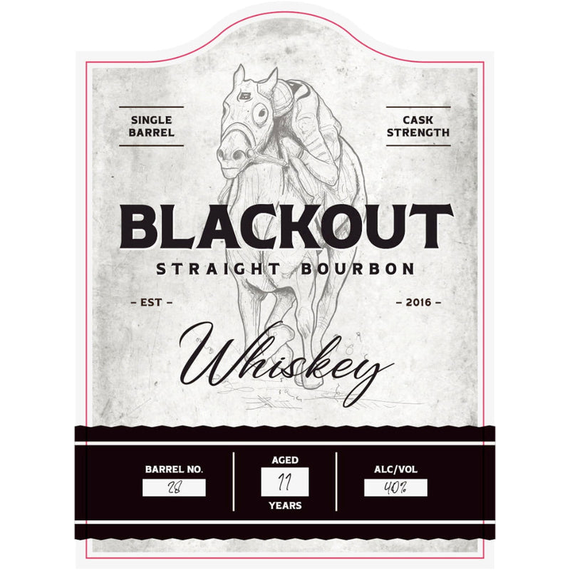 Blackout 11 Year Old Cask Strength Straight Bourbon - Goro&