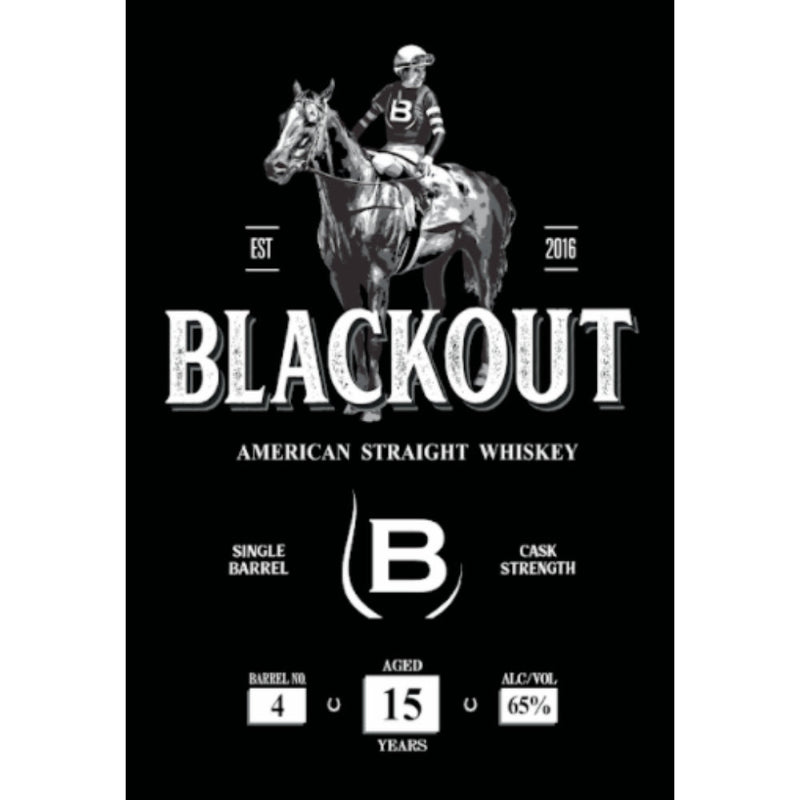 Blackout 15 Year Old American Straight Whiskey - Goro&