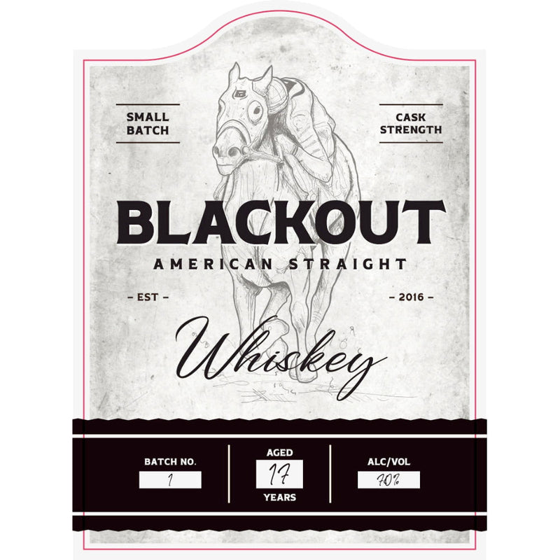 Blackout 17 Year Old Cask Strength American Straight Whiskey - Goro&