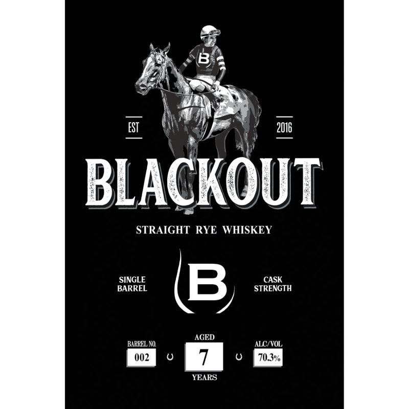 Blackout 7 Year Old Straight Rye - Goro&