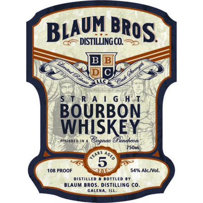 Blaum Bros. 5 Year Old Straight Bourbon - Goro's Liquor