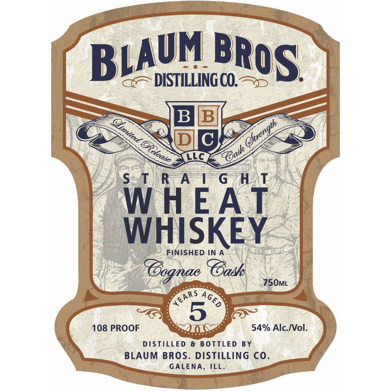 Blaum Bros 5 Year Old Straight Wheat Whiskey Finished in a Cognac Cask - Goro&