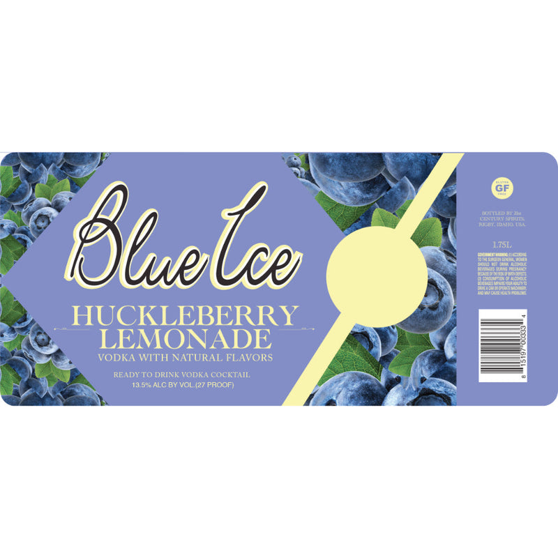 Blue Ice Huckleberry Lemonade Vodka Cocktail 1.75mL - Goro&