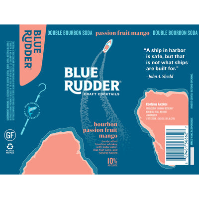Blue Rudder Bourbon Passion Fruit Mango Cocktail - Goro's Liquor