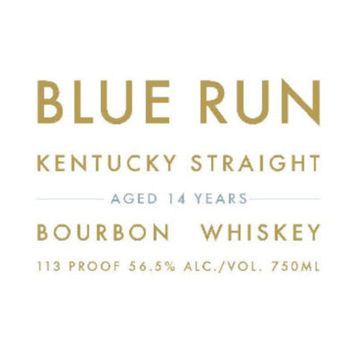 Blue Run 14 Year Old Bourbon - Goro's Liquor