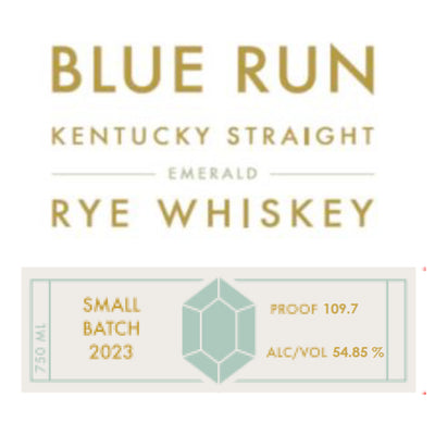 Blue Run Emerald Rye Small Batch 2023 - Goro's Liquor