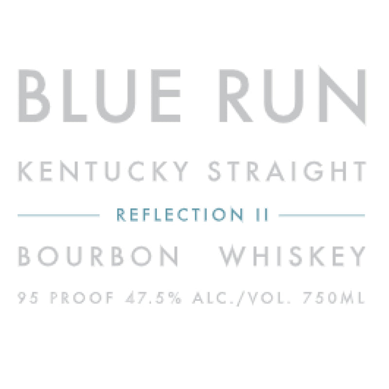 Blue Run Reflection II Straight Bourbon - Goro&