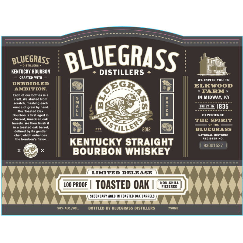 Bluegrass Kentucky Straight Bourbon Toasted Oak - Goro&