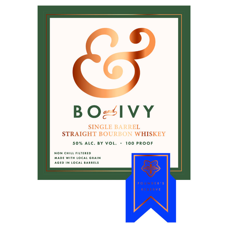 Bo and Ivy Founder’s Reserve Single Barrel Straight Bourbon - Goro&