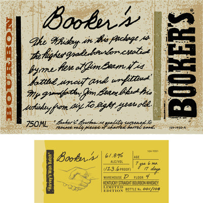 Booker’s Bourbon "Harvey’s Wish Batch" Limited Edition - Goro's Liquor