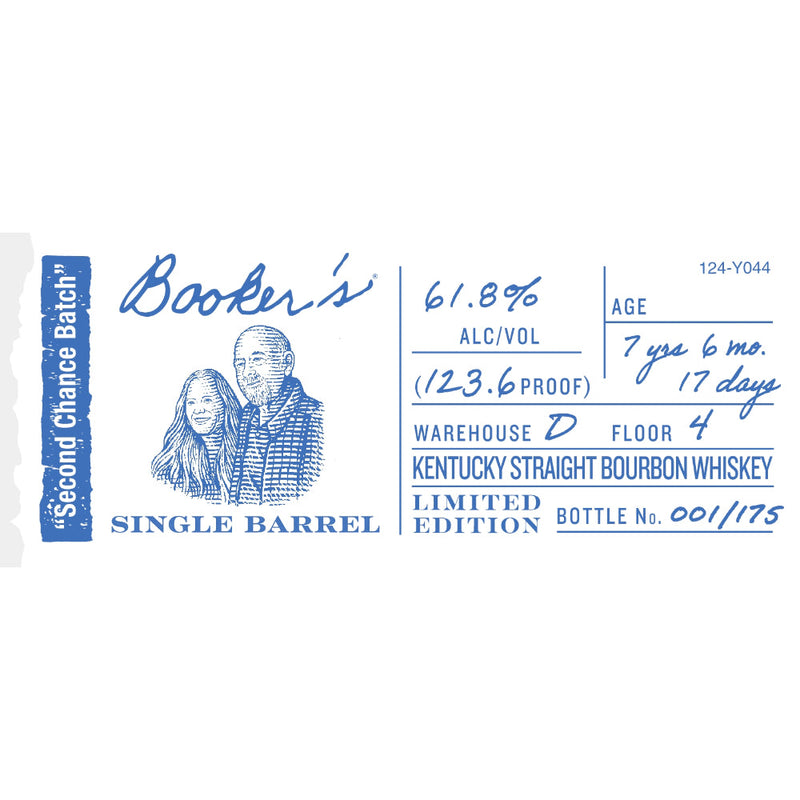 Booker’s Single Barrel "Second Chance Batch" Bourbon - Goro&