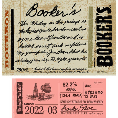 Booker’s “Kentucky Tea Batch” Batch 2022-03 - Goro's Liquor