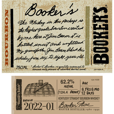 Booker’s “Ronnie’s Batch” Batch 2022-01 - Goro's Liquor