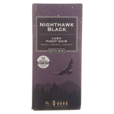 Bota Box Nighthawk Black Lush Pinot Noir - Goro's Liquor