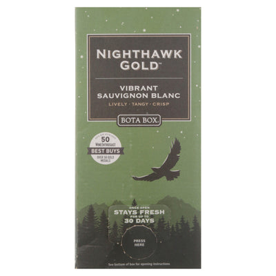 Bota Box Nighthawk Gold Vibrant Sauvignon Blanc - Goro's Liquor