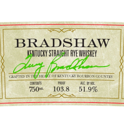 Bradshaw Kentucky Straight Rye Whiskey By Terry Bradshaw - Goro's Liquor