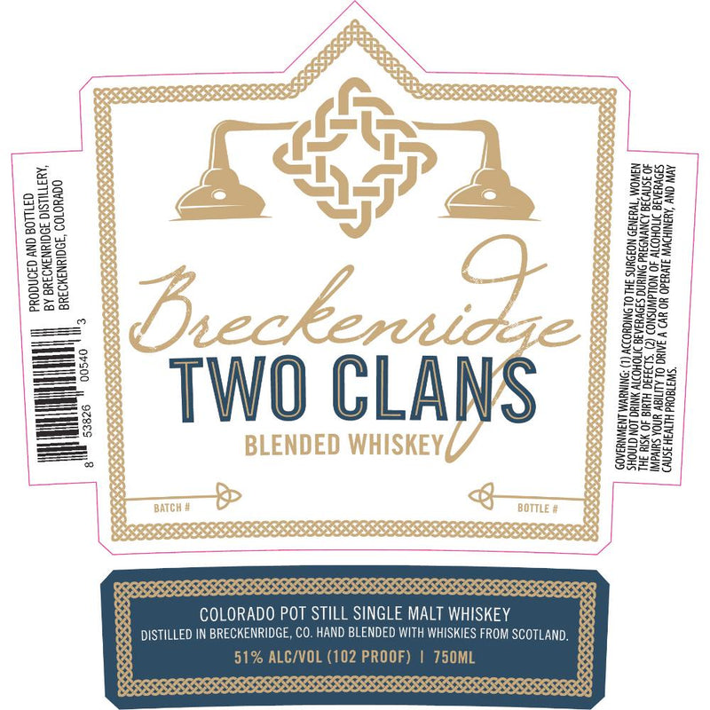 Breckenridge Two Clans Blended Whiskey - Goro&