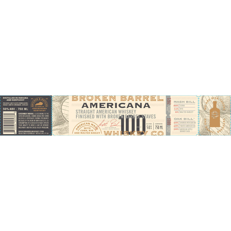 Broken Barrel Americana Straight American Whiskey - Goro&