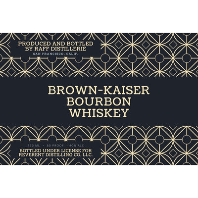 Brown-Kaiser Bourbon Whiskey - Goro's Liquor