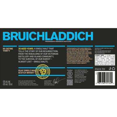 Bruichladdich 30 Year Old Scotch Bruichladdich   