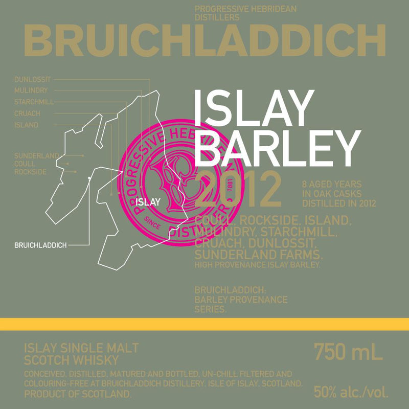 Bruichladdich Islay Barley 2012 - Goro&