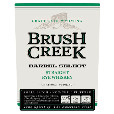 ﻿Brush Creek Barrel Select Rye - Goro's Liquor