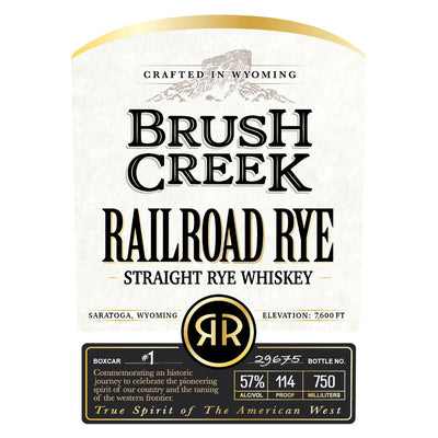 Brush Creek Railroad Rye - Goro's Liquor
