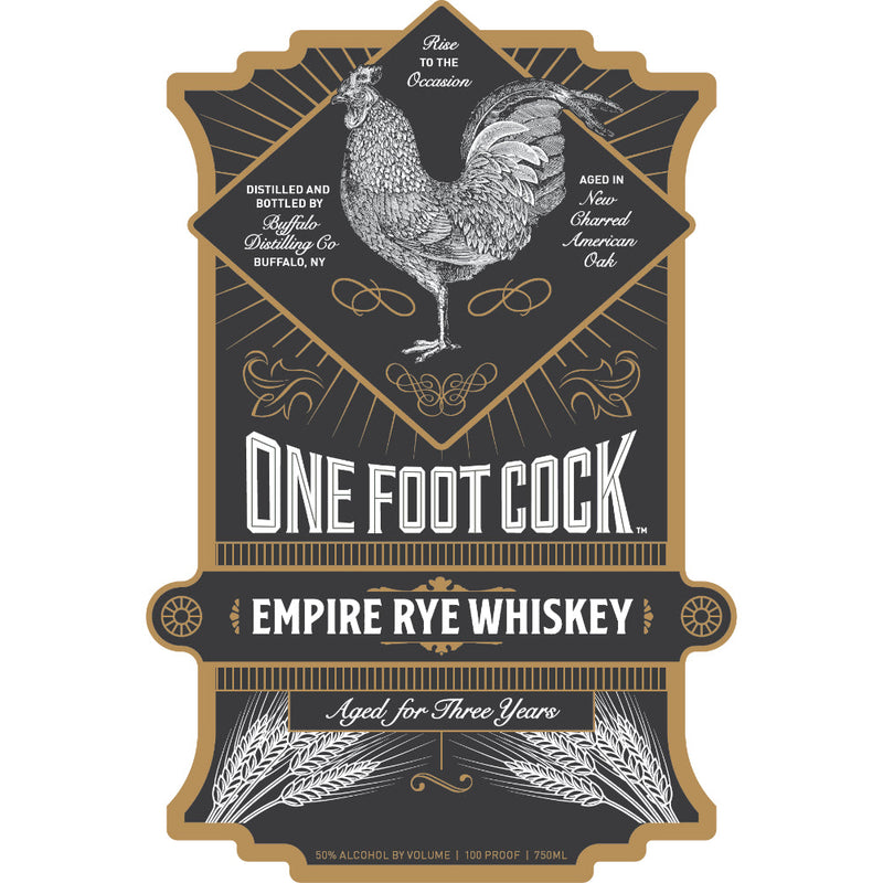 Buffalo Distilling One Foot Cock Empire Rye - Goro&