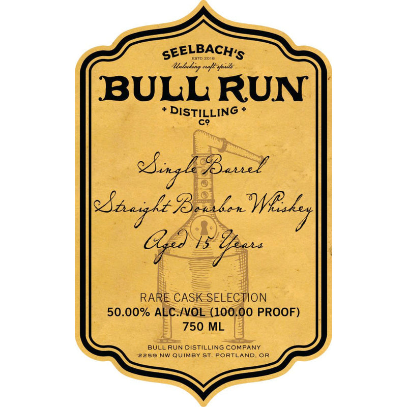 Bull Run 15 Year Old Single Barrel Straight Bourbon - Goro&