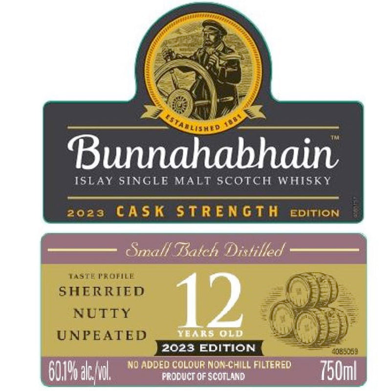 Bunnahabhain 12 Year Old Cask Strength 2023 Edition - Goro&