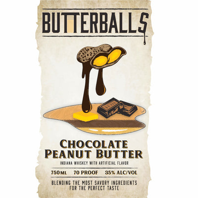 Butterballs Chocolate Peanut Butter Whiskey - Goro's Liquor