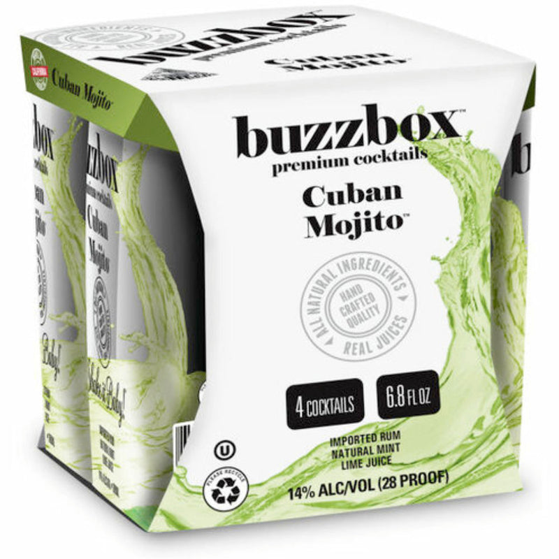 Buzzbox Cuban Mojito Cocktail 4PK - Goro&