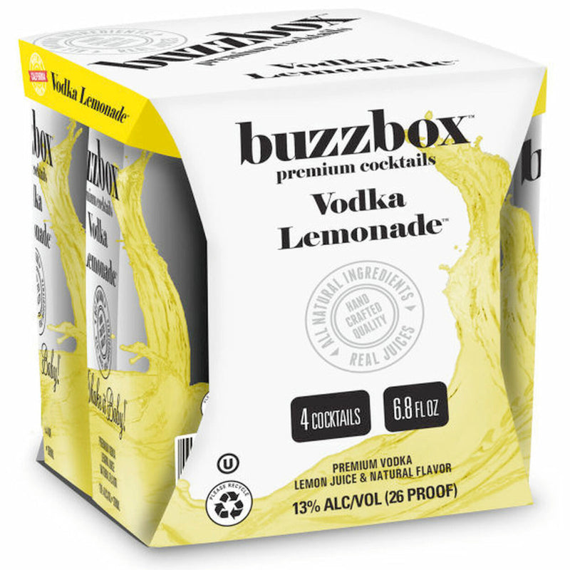 Buzzbox Vodka Lemonade Cocktail 4PK - Goro&