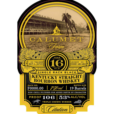 Calumet Farm 16 Year Old Bourbon - Goro's Liquor