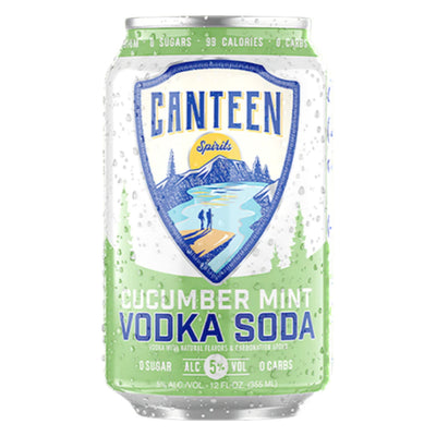Canteen Cucumber Mint Vodka Soda 6pk - Goro's Liquor