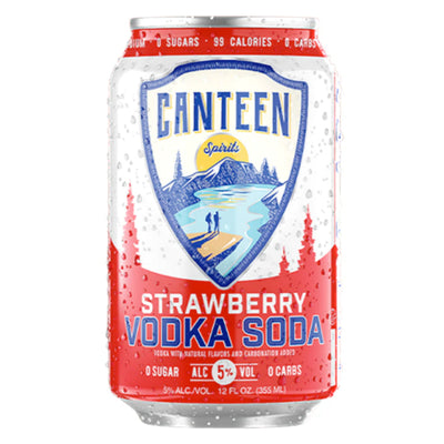 Canteen Strawberry Vodka Soda 6pk - Goro's Liquor