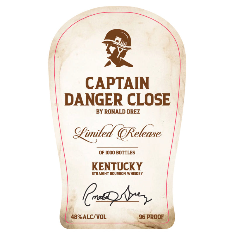 Captain Danger Close Kentucky Straight Bourbon - Goro&