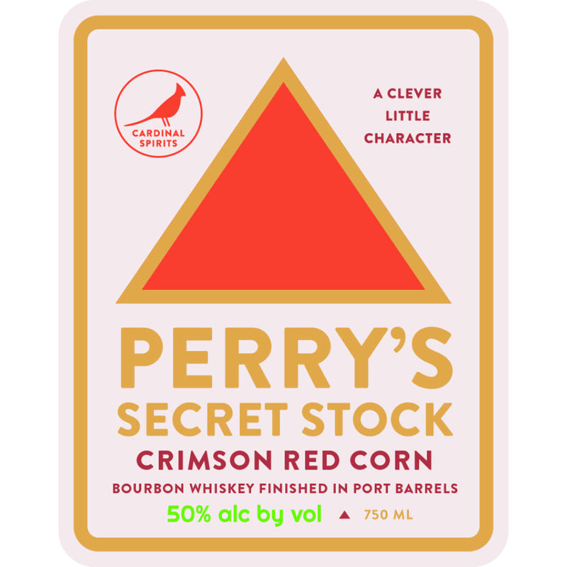 Cardinal Spirits Perry’s Secret Stock Crimson Red Corn Bourbon - Goro&