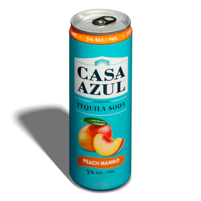 Casa Azul Peach Mango Tequila Soda 4pk - Goro's Liquor