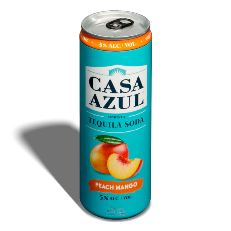 Casa Azul Peach Mango Tequila Soda 4pk - Goro&