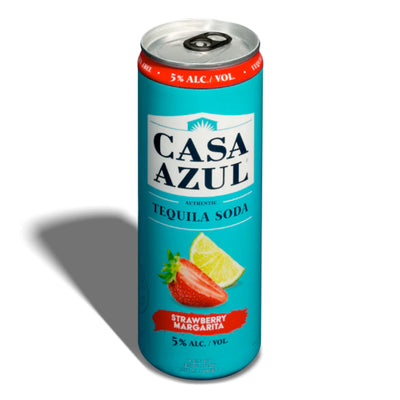 Casa Azul Strawberry Margarita Tequila Soda 4pk - Goro's Liquor