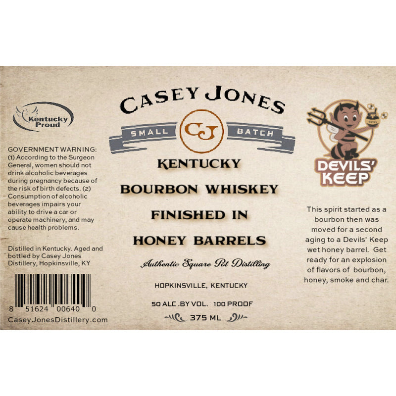 Casey Jones Kentucky Bourbon Finished in Honey Barrels - Goro&