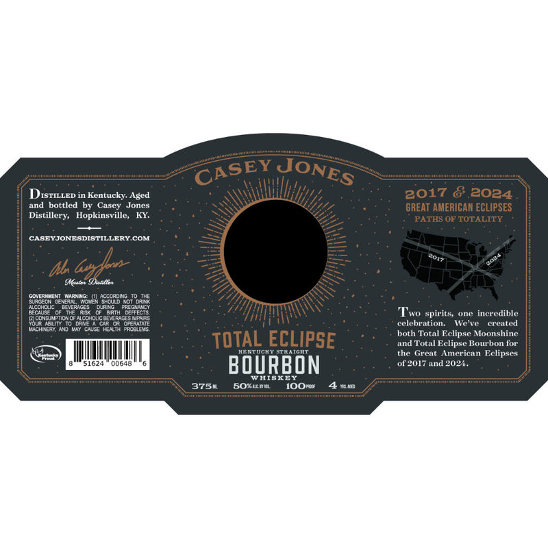 Casey Jones Total Eclipse Kentucky Straight Bourbon - Goro&