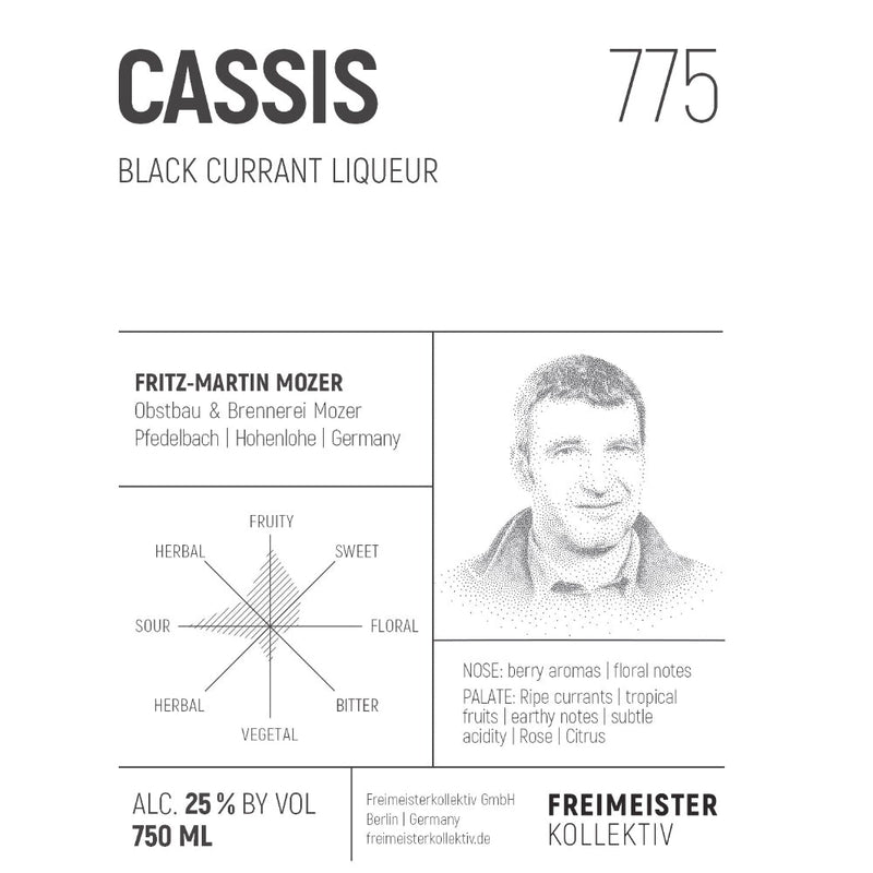 Cassis 775 Black Currant Liqueur - Goro&