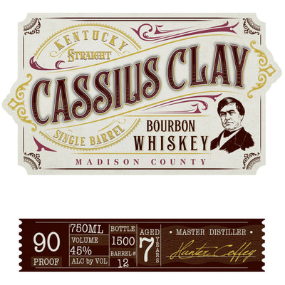 Cassius Clay 7 Year Old Single Barrel Bourbon - Goro's Liquor