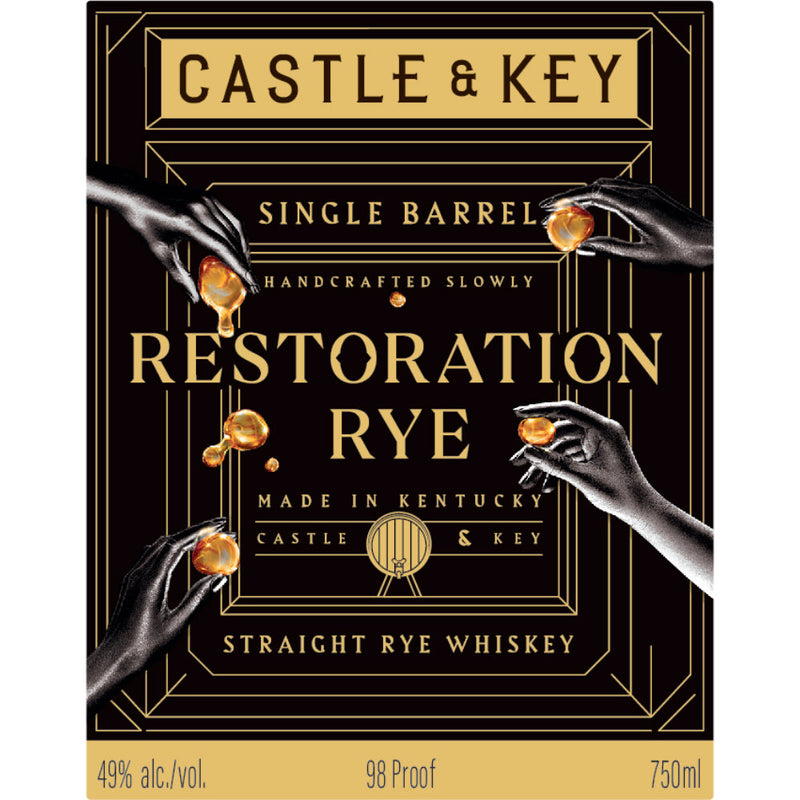 Castle & Key Restoration Rye Single Barrel 2024 Release Goro's Liquor