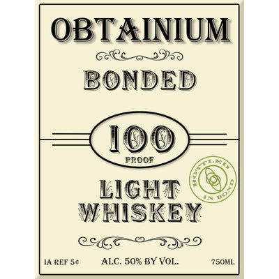 Cat's Eye Distillery Obtainium Bonded Light Whiskey - Goro's Liquor