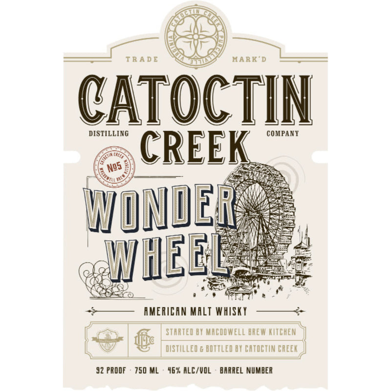 Catoctin Creek Wonder Wheel American Malt Whiskey - Goro&